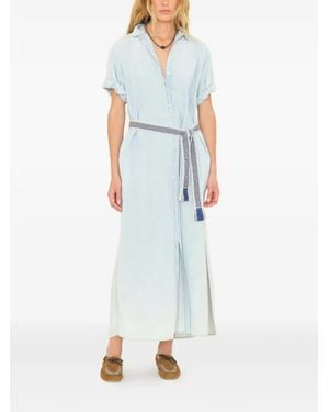 Xirena Linnet Belted Shirt Dress - White