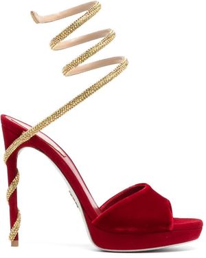 Rene Caovilla Snake Heels for Women Up to 58 off Lyst