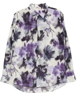 CALMLENCE Camisa con estampado floral - Morado