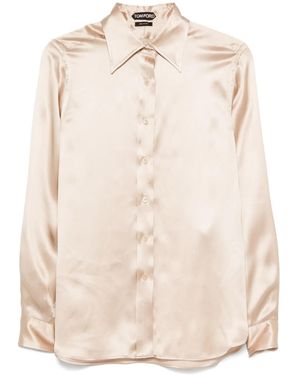 Tom Ford Silk Shirt - Natural