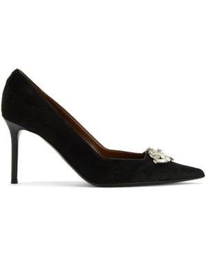 Giuseppe Zanotti Escarpins Raquel Crystal 105 Mm - Black