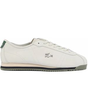 Lacoste Club-Low Leather Sneakers - White