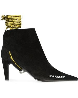 Off-White c/o Virgil Abloh For Walking Ankle Boots - Black