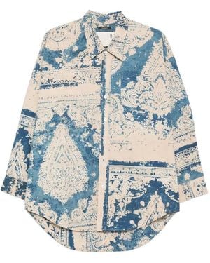 R13 Chemise À Motif Cachemire - Blue