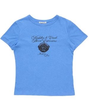 Acne Studios Graphic Jersey T-Shirt - Blue