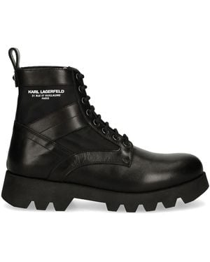 Karl Lagerfeld Kl11164 レザーブーツ - ブラック
