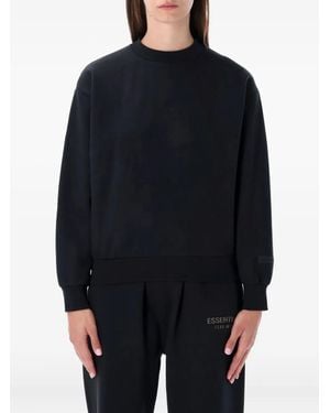 Fear Of God Logo-Print Sweatshirt - Black