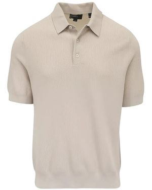 Vince Knitted Polo Shirt - White