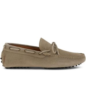 BOGGI Suede driving loafers - Braun