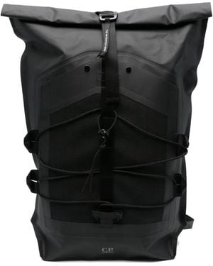 C.P. Company Zaino Con Chiusura Arrotolabile - Nero