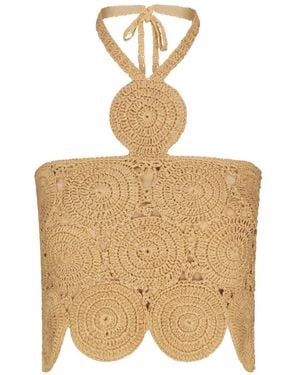 Simon Miller Atlas Crochet Top - Natural