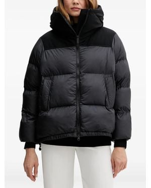Bomboogie Nagoja Hooded Paneled Jacket - Black