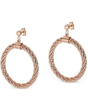 Desmo Spring Twist Earrings - Metallic