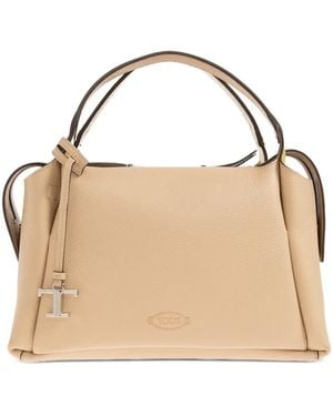 Tod's Sac À Main À Anse Sur Le Dessus - Metallic
