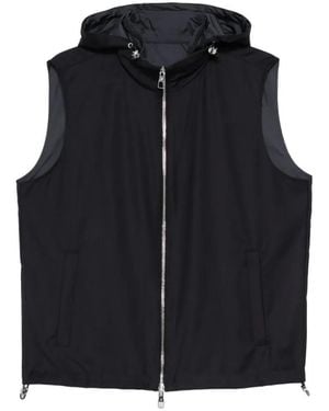Montecore Hooded Zip Gilet - Black