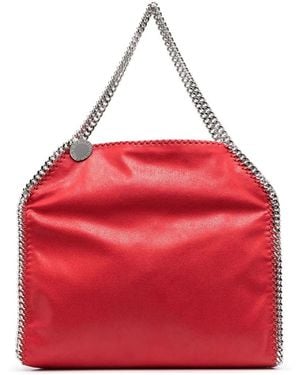 Stella McCartney Shopper Aus Faux-Leder - Rot
