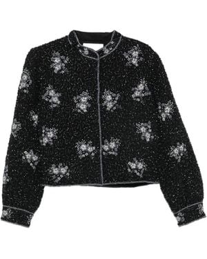 Antik Batik Biba Sequin-Embellished Jacket - Black