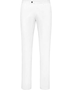 Philipp Plein Straight-Leg Chinos - White