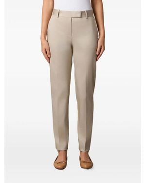 Brooks Brothers Tailored Cotton Trousers - Natural