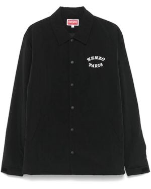 KENZO Jacket With Tiger Motif - Black