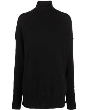 Uma Wang Roll-Neck Knitted Jumper - Black