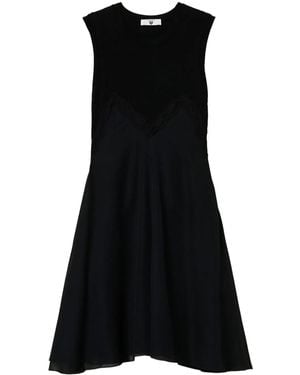 Twinset Panelled Mini Dress - Black