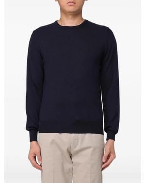 XC Crew-Neck Merino Jumper - Blue