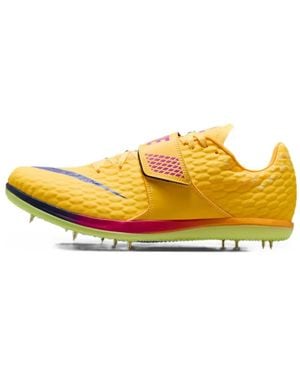 Nike High Jump Elite Touch-Strap Trainers - Yellow