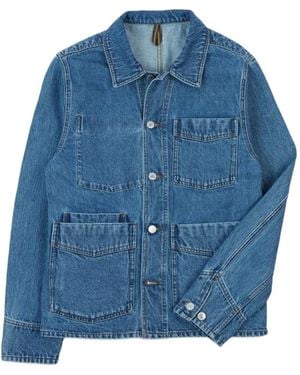 Drake's Denim Jacket - Blue