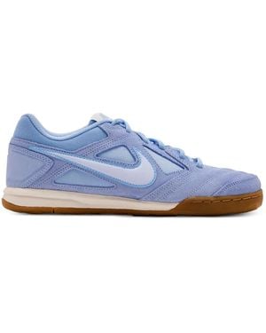 Nike Suede Panelled Trainers - Blue