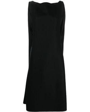 Maison Margiela Wool Midi Dress - Black