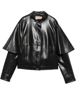 Twinset Cape-Style Jacket - Black
