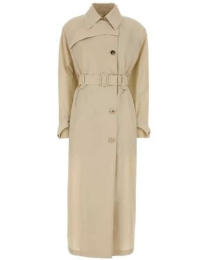 Sportmax Zavorra Trenchcoat Mit Gürtel - Natur