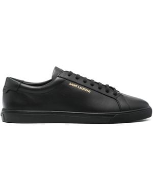 Saint Laurent アンディ レザースニーカー - ブラック