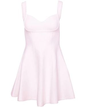 Fleur du Mal Brigette Flared Mini Dress - Pink
