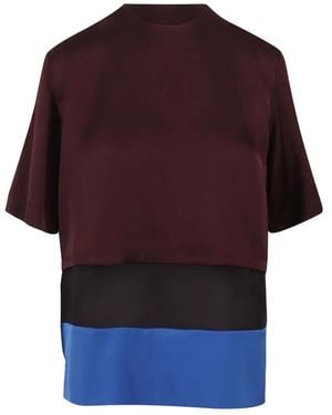 Christian Wijnants Tuno Colour-Block Blouse - Red