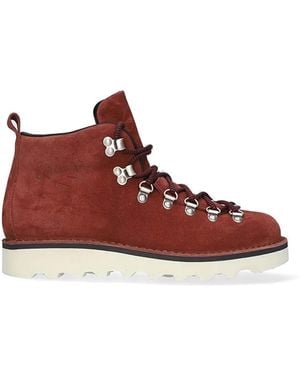 Fracap Magnifico Lace-Up Boots - Red