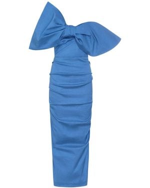 Rachel Gilbert Memphis Midi Dress - Blue