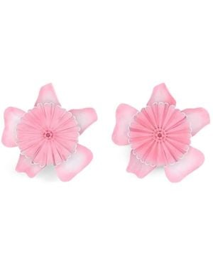 Chloé Pendientes Bloom Con Motivo Floral - Rosa