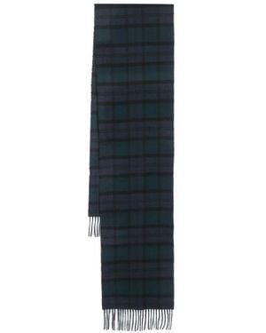 Barbour Schal Mit Schottenkaro - Blau