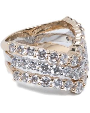 Maje Zirconia Ring - White