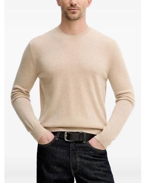 Benetton Crew-Neck Jumper - Natural