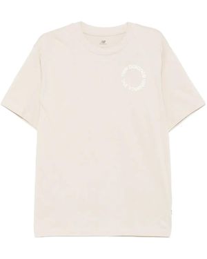 New Balance Circular-Logo T-Shirt - White