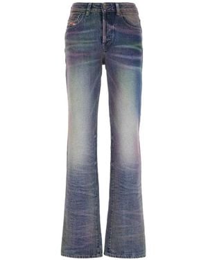 DIESEL Vaqueros Rectos Con Efecto Degradado - Azul