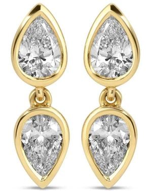 Anita Ko Bezeled Elodie Stud - Metallic