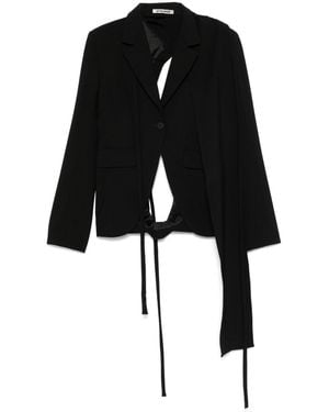 OTTOLINGER Open-Back Blazer - Black