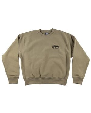 Stussy Logo-Print Sweatshirt - Brown