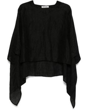 Henrik Vibskov Blusa Uncut Silk - Nero