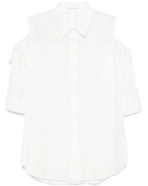 Yohji Yamamoto Cut-Out Shirt - White