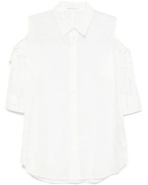 Yohji Yamamoto Cut-Out Shirt - White